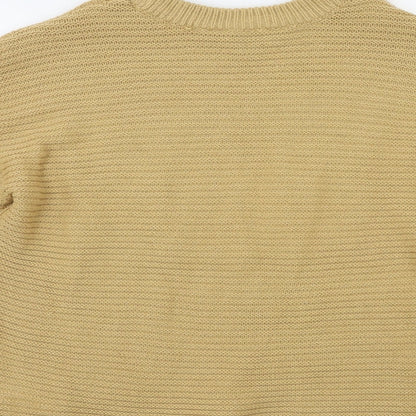 Dorothy Perkins Womens Beige   Pullover Jumper Size 8