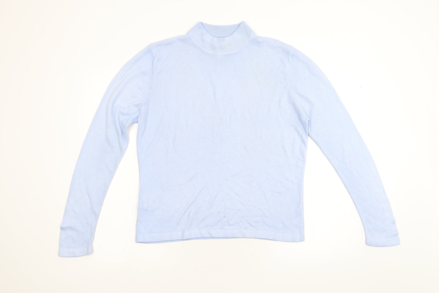 Womens UK Size 14 Papaya Blue Pullover Jumper