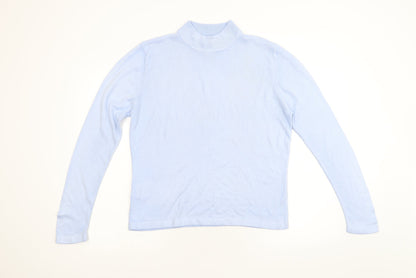 Womens UK Size 14 Papaya Blue Pullover Jumper