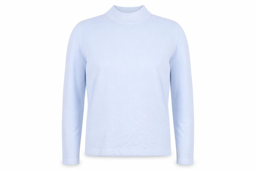 Womens UK Size 14 Papaya Blue Pullover Jumper