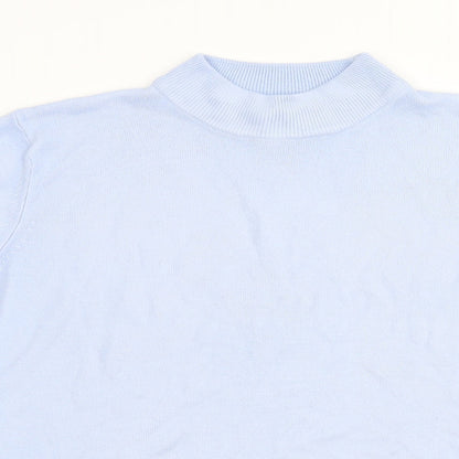 Womens UK Size 14 Papaya Blue Pullover Jumper