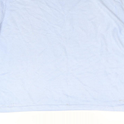 Womens UK Size 14 Papaya Blue Pullover Jumper