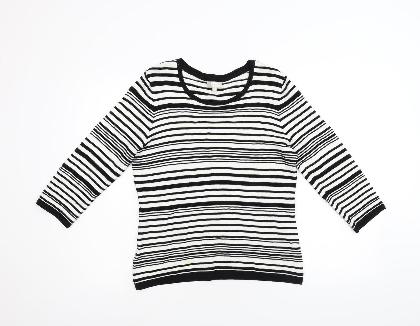 Womens UK Size S CC Multicoloured Pullover Jumper