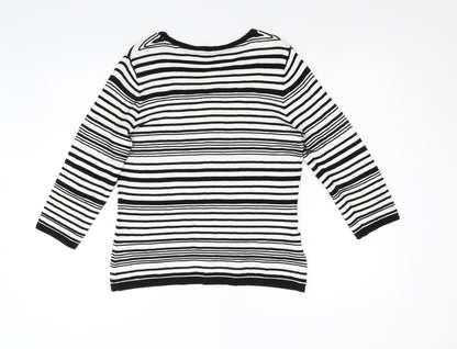Womens UK Size S CC Multicoloured Pullover Jumper