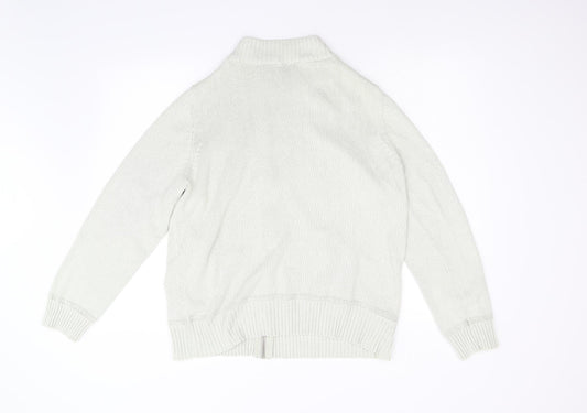 BHS Womens Grey  Knit Full Zip Jumper Size 18