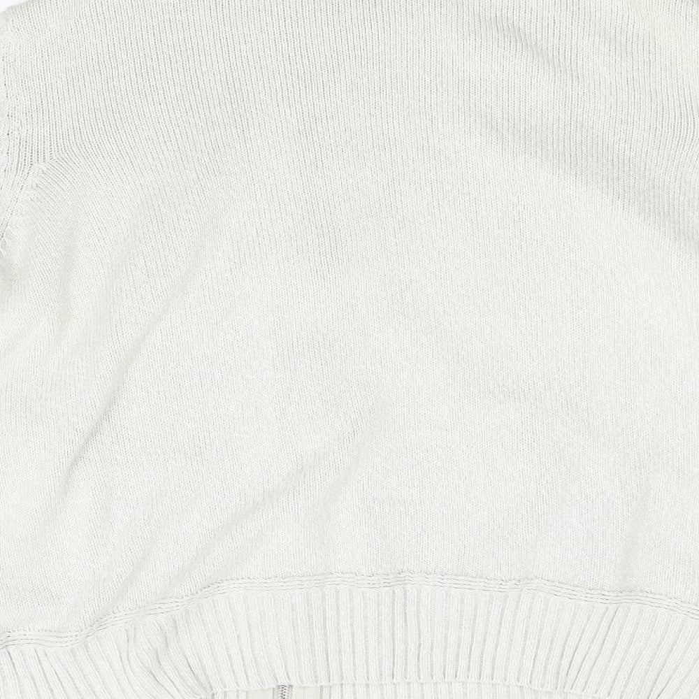 Womens UK Size 18 BHS Grey Full Zip Jumper