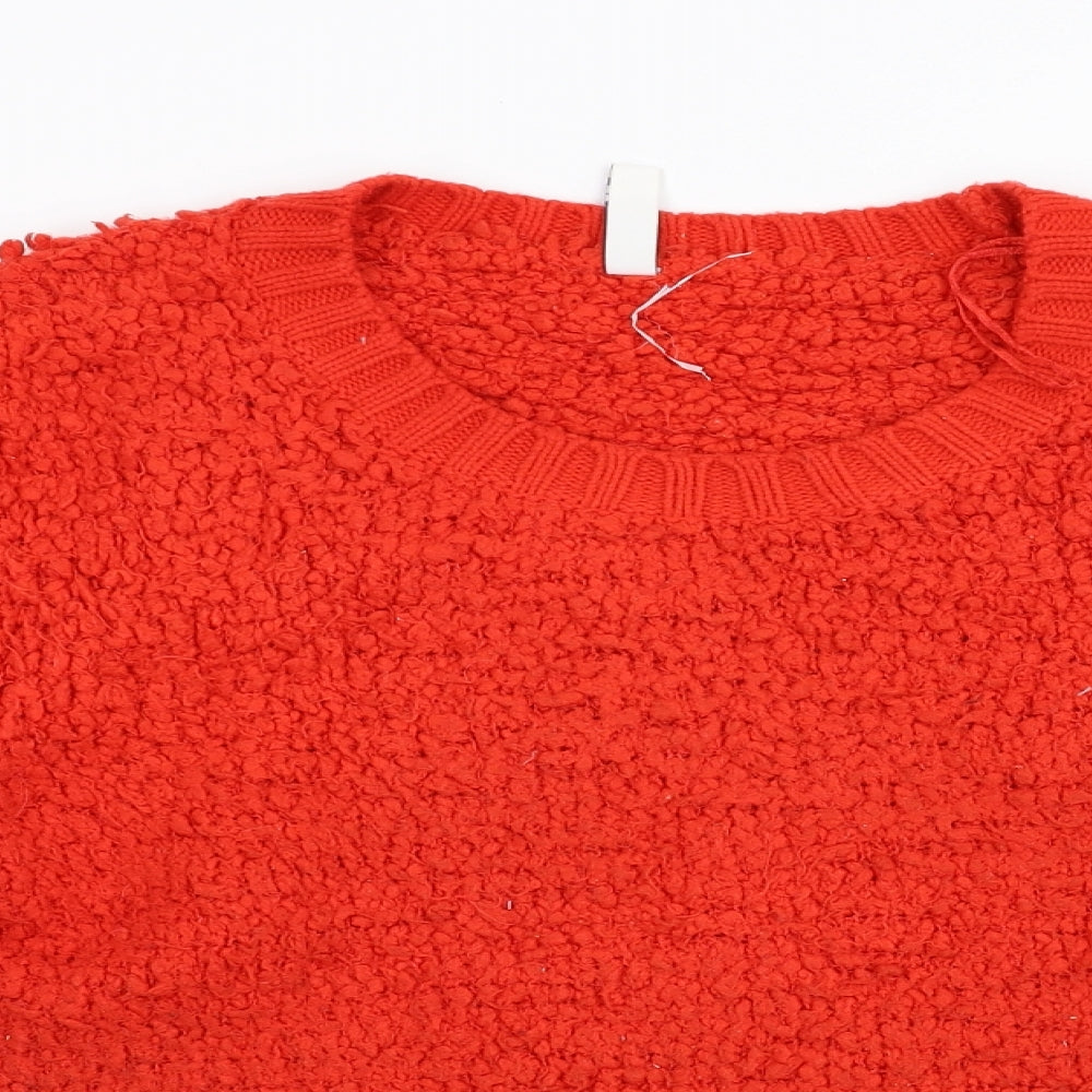 Womens UK Size 12 Henry Holland Red Pullover Jumper