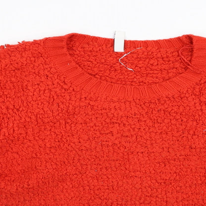 Womens UK Size 12 Henry Holland Red Pullover Jumper