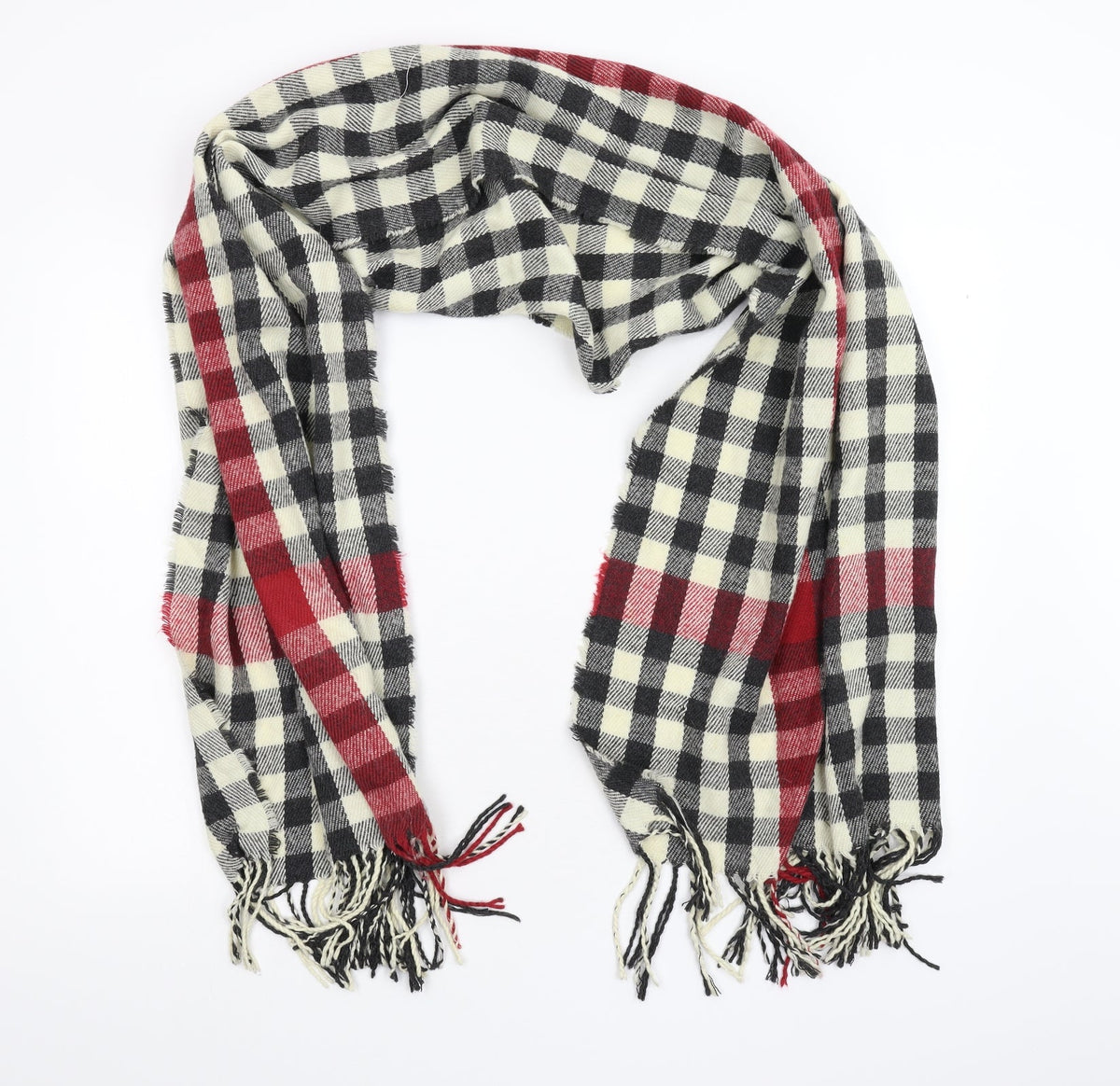 Primark Unisex Multicoloured Check   Scarf