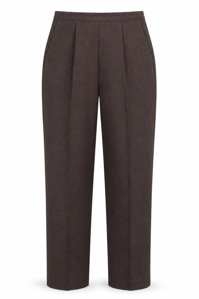 Bonmarché Womens Brown Trousers Size 10 L28 in