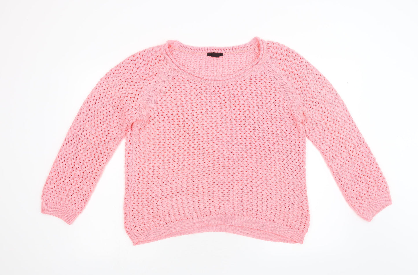 Womens UK Size L H&M Pink Pullover Jumper