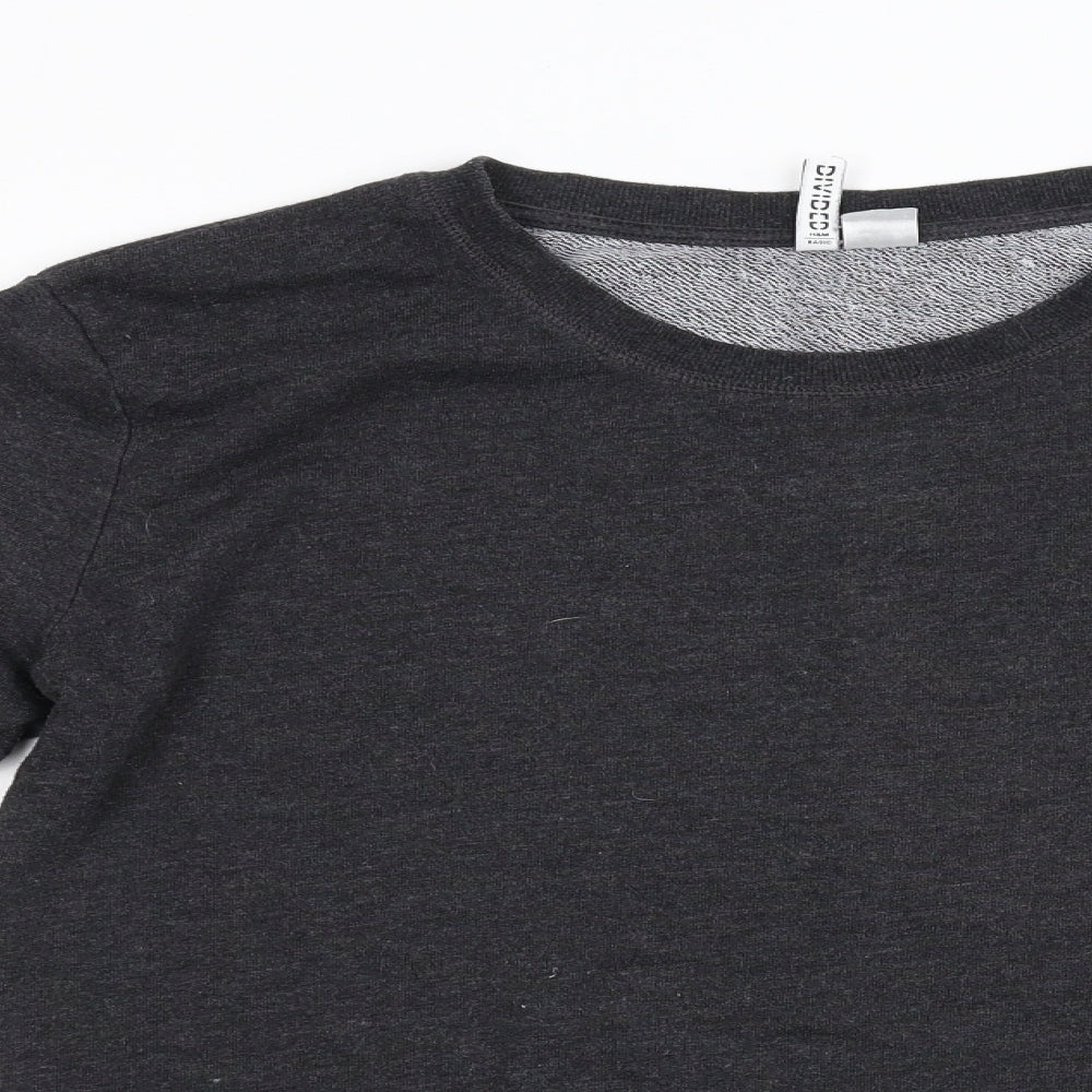 Divided Womens Grey   Pullover Sweatshirt Size M