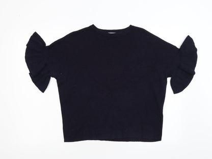 Womens UK Size 14 Warehouse Blue Pullover Jumper