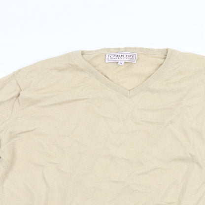 Womens UK Size 16 Country Collection Beige Pullover Jumper