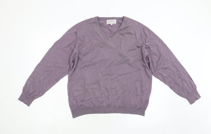 Womens UK Size 16 Country Collection Purple Pullover Jumper