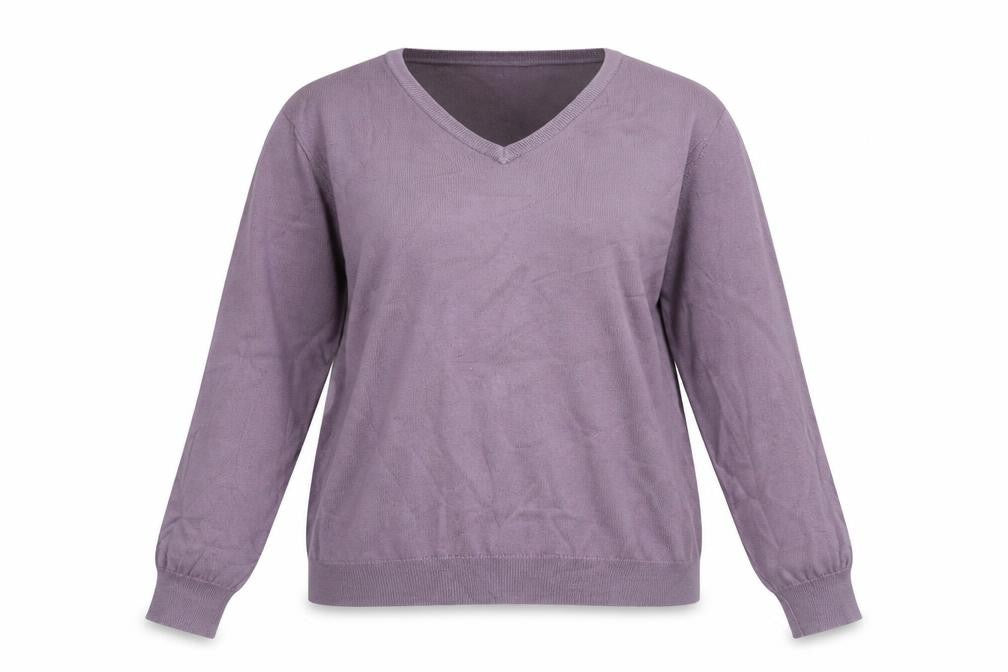 Womens UK Size 16 Country Collection Purple Pullover Jumper