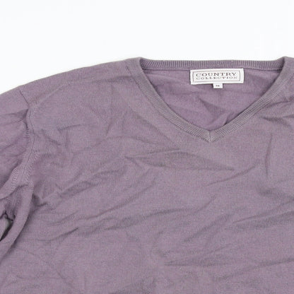 Womens UK Size 16 Country Collection Purple Pullover Jumper