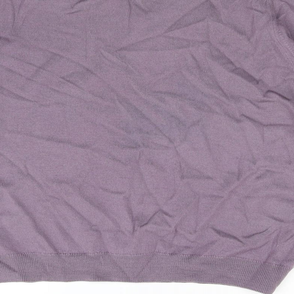 Womens UK Size 16 Country Collection Purple Pullover Jumper
