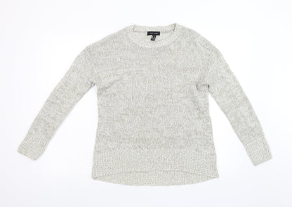 Womens UK Size S New Look Grey Pullover Jumper