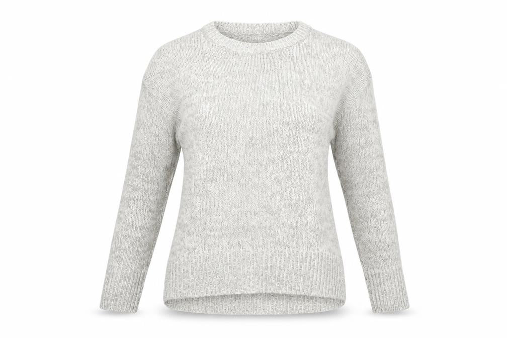 Womens UK Size S New Look Grey Pullover Jumper