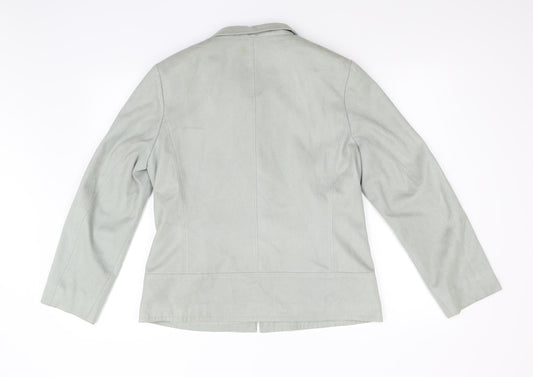 Womens UK Size 12 M&S Green Jacket