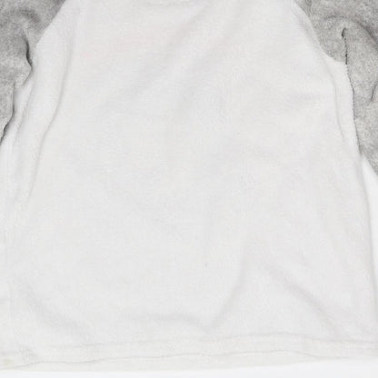 Primark Girls Multicoloured Solid Fleece Top Pyjama Top Size 10-11 Years  - Unicorn