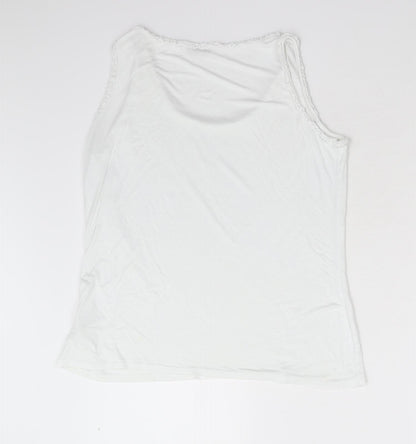 CMD Womens White   Basic Tank Size L
