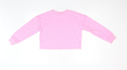 George Girls Pink   Pullover Sweatshirt Size 9-10 Years