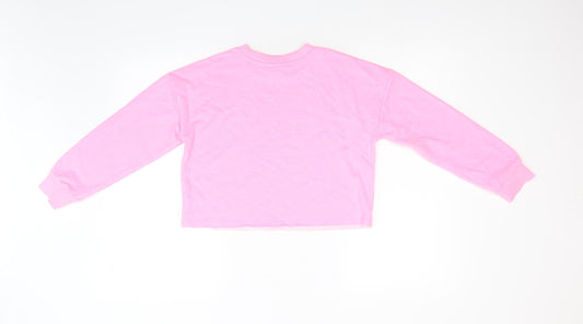 George Girls Pink   Pullover Sweatshirt Size 9-10 Years