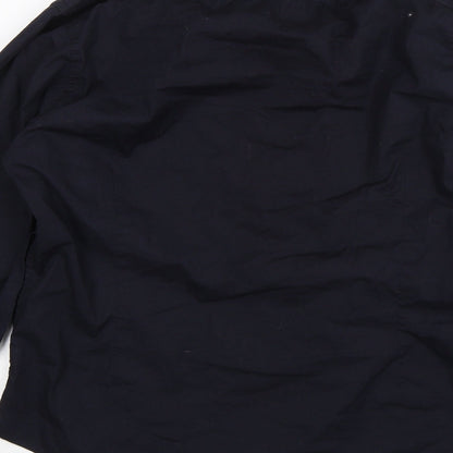 Mens UK Size M Holland Esquire Blue  Button-Up Long Sleeve Casual Shirt