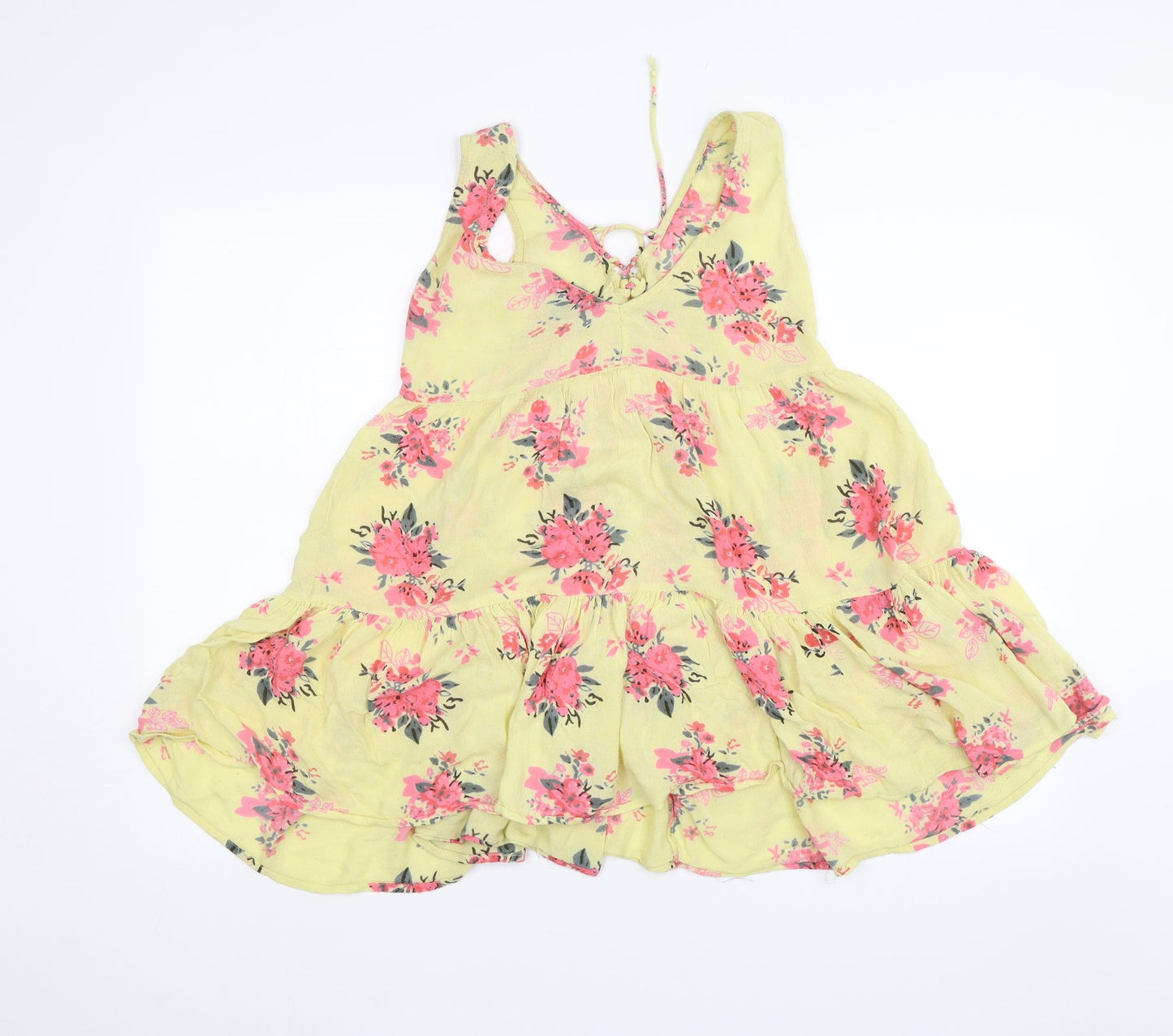 Atmosphere Womens Yellow Floral  Shift  Size 4