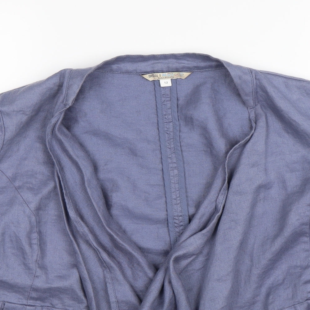 Womens UK Size 12 Marks and Spencer Blue Jacket