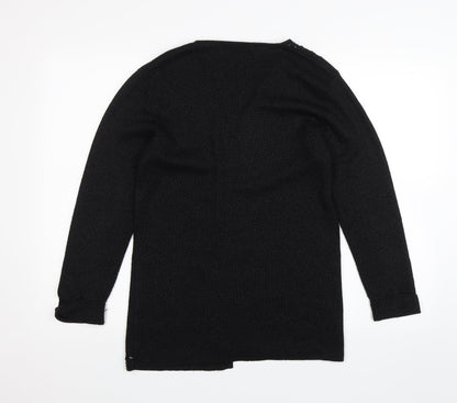 Womens UK Size 10 Berkertex Black Cardigan Jumper