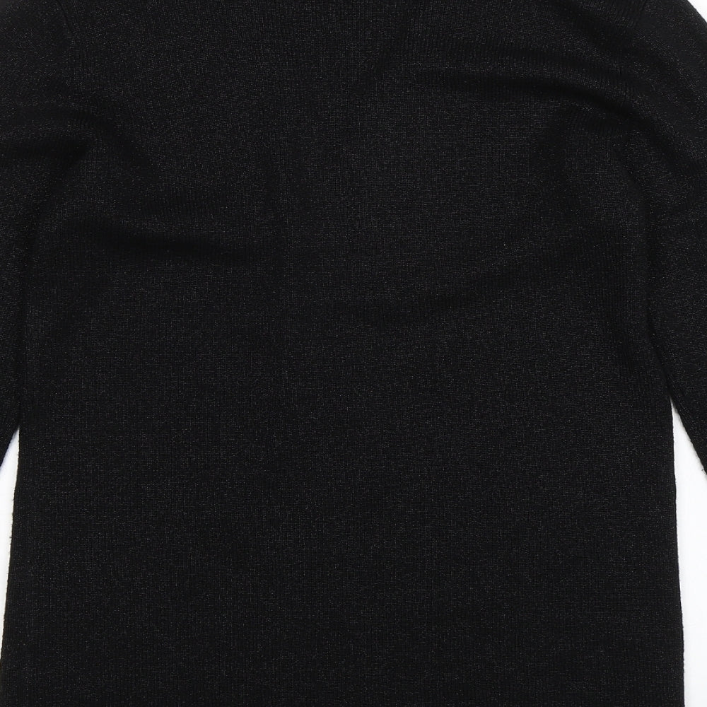 Womens UK Size 10 Berkertex Black Cardigan Jumper
