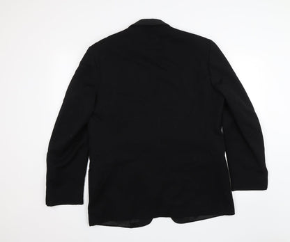 Shell Mens Black   Jacket Blazer Size 42
