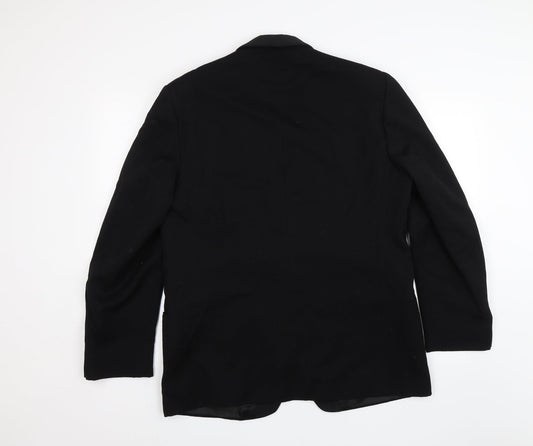 Shell Mens Black   Jacket Blazer Size 42