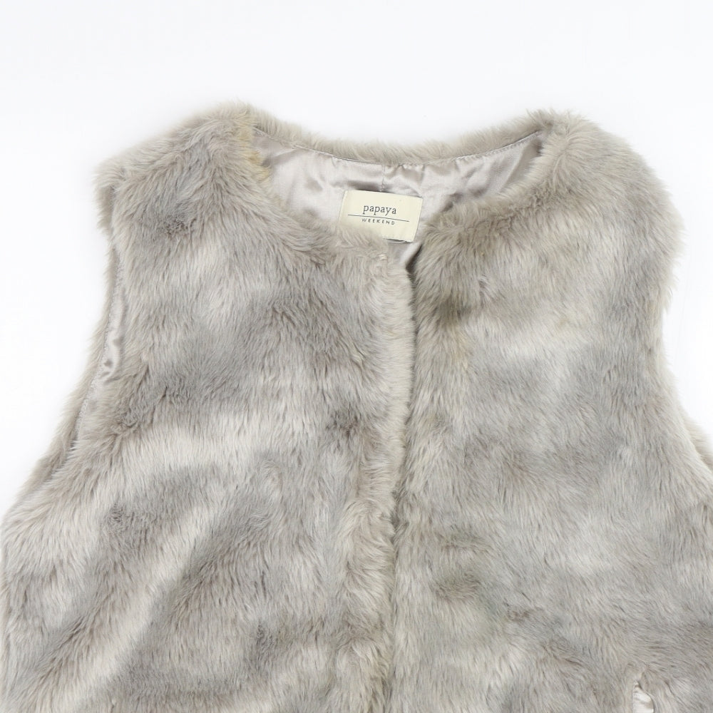 Papaya Womens Grey   Jacket  Size M