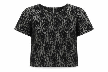 Myleene Klass Womens Black Floral  Basic Blouse Size 14