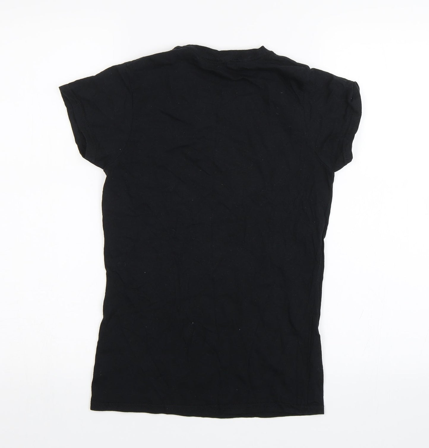 Primark Womens Black   Basic T-Shirt Size XS  - Fortnite
