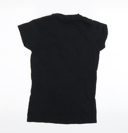 Primark Womens Black   Basic T-Shirt Size XS  - Fortnite