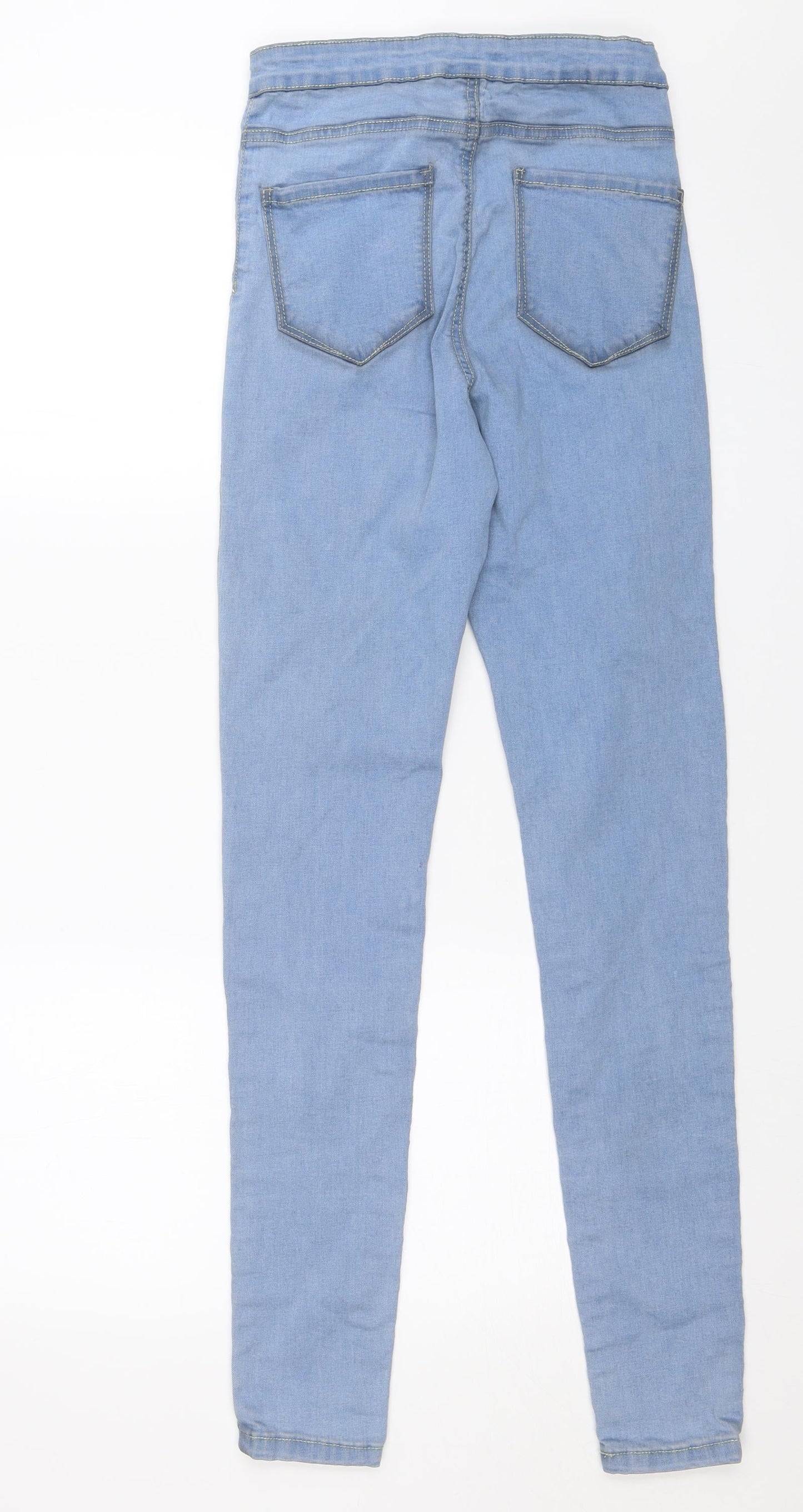 Denim & Co. Womens Blue   Skinny Jeans Size 12 L29 in