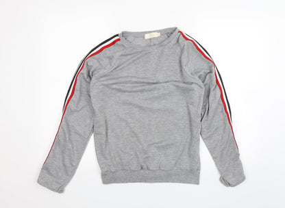 Womens UK Size S JCL Grey Pullover Jumper