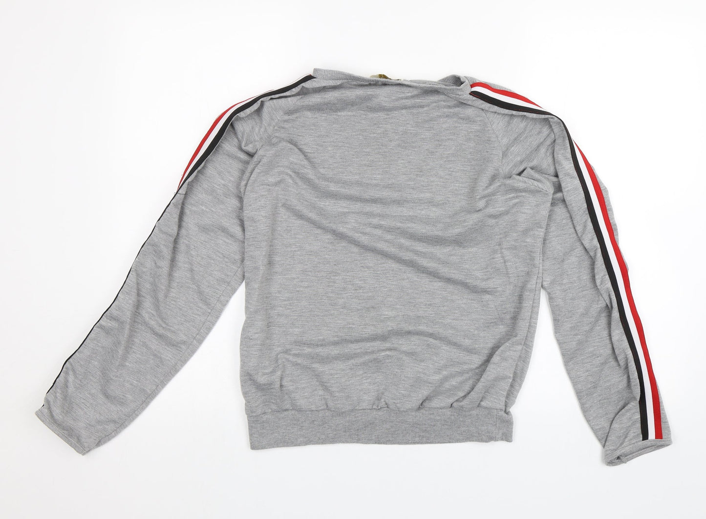 Womens UK Size S JCL Grey Pullover Jumper