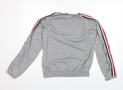Womens UK Size S JCL Grey Pullover Jumper