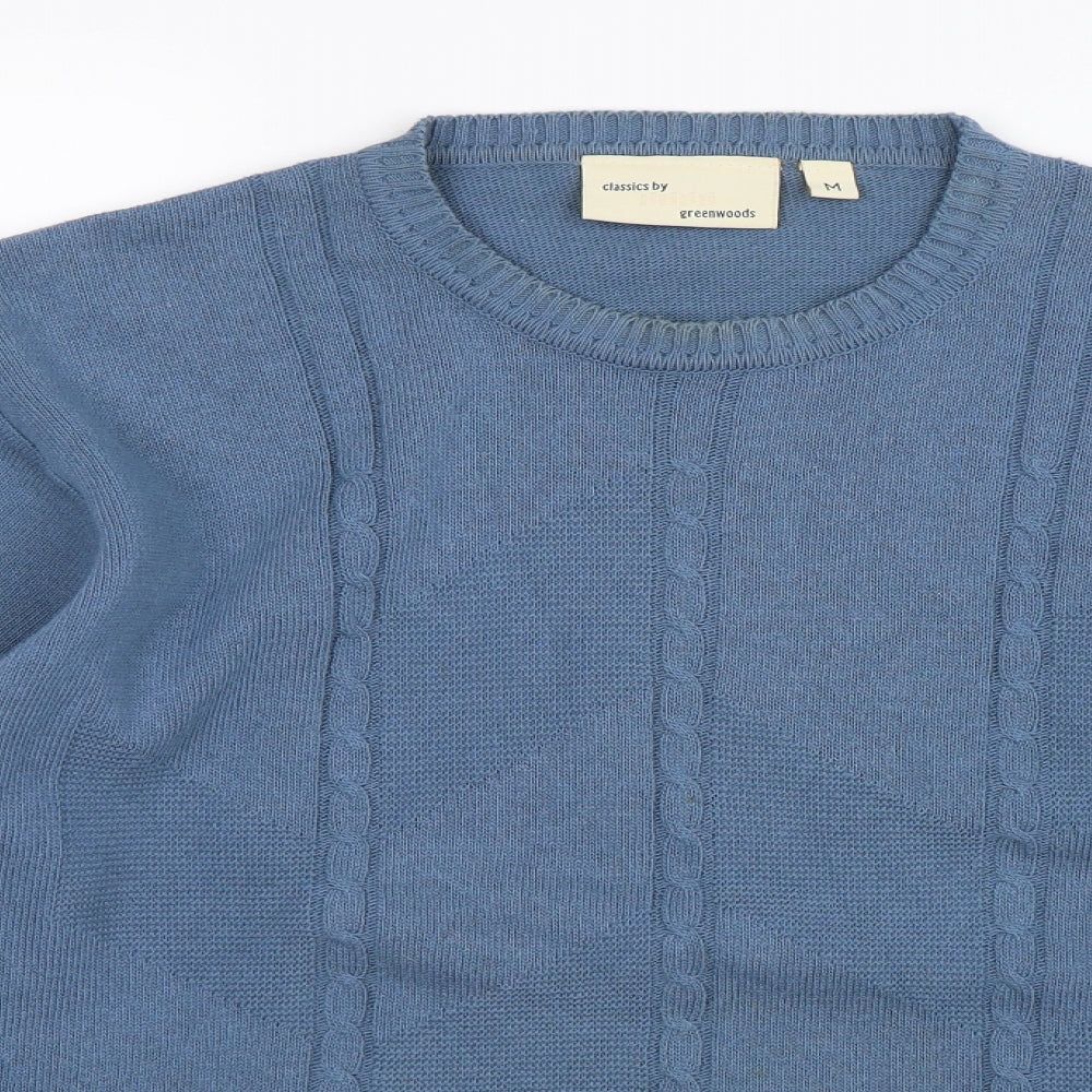 Greenwoods Mens Blue   Pullover Jumper Size M