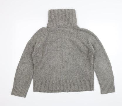 Dorothy Perkins Womens Grey   Full Zip Jumper Size 14