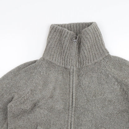 Dorothy Perkins Womens Grey   Full Zip Jumper Size 14