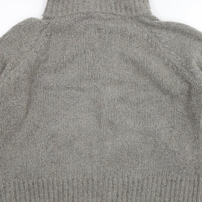 Dorothy Perkins Womens Grey   Full Zip Jumper Size 14