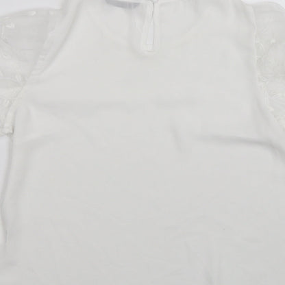 SheIn Womens White   Basic Blouse Size S