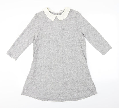 TU Womens Grey   T-Shirt Dress  Size 10